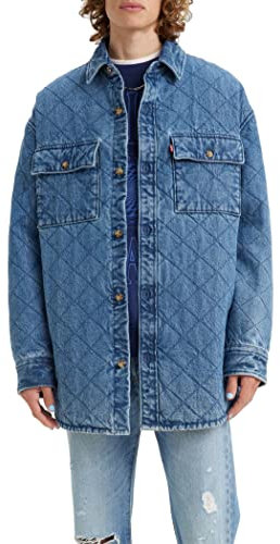 Levi's Men's Bernal Heights Overshirt Shirt, Kingpin - Inglside Overshirt, S
