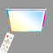 TELEFUNKEN - LED Deckenleuchte RGBIC Magic, LED Deckenlampe CCT, Rand mit Lauflicht, Dimmbar, Farbwechsel, Fernbedienung, Nachtlicht, 470x470x70 mm (LxBxH), Weiß