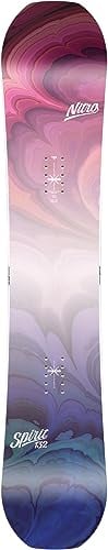 Nitro Snowboards Mädchen Spirit Youth BRD ´23, Allmountainboard, Twin, Flat-Out Rocker, Urban