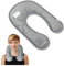 Almineez Rechargeable 2 in 1 Electric Neck & Shoulder Hot Water Bottle Massaging Heat Pad Therapy U Shaped - Soothing Heat Relieves Back Pain