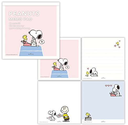 Hallmark Snoopy 812263 Notizblock, Rosa