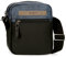 Pepe Jeans Ocean Umhängetasche Zwei Fächer Blau 17x22x7,5 cm Polyester mit Details aus Kunstleder