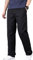 Jamron Homme Coupe Droite Taille Élastique Pantalon Chino Casual Pantalon de Travail en Coton avec 4 Poches Noir XL