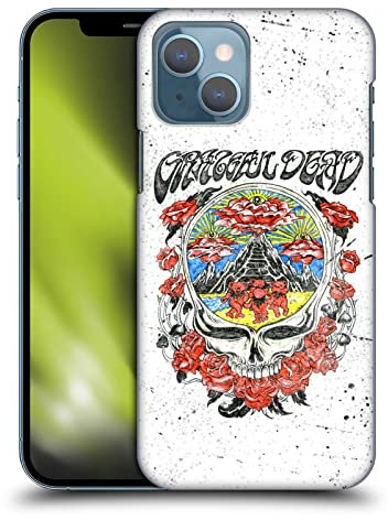 Head Case Designs Licenza Ufficiale Grateful Dead Rosa Tendances Custodia Cover Dura per Parte Posteriore Compatibile con Apple iPhone 13