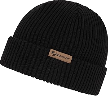 Ziener Unisex IPU Mütze/warm, gestrickt, Wolle, Black, Usex