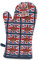 UNIQUE HOME LIVING Union Jack British Flag Oven Glove Cotton Washable Pot Pan Holder Hand Mitts