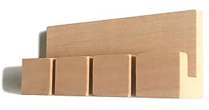 anaan Cubic Kabelhalter selbstklebend Kabelbinder Kabelclips Holz Schreibtisch Kabel Organizer Kabelführung für Netzkabel Ladekabel 2er Set Design