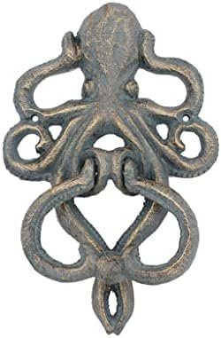 Klassischer Türklopfer, Retro-Oktopus-Türklopfer Für Die Haustür, Türzugring, Vintage-Torklopfgriff Mit Schraubenbeschlägen Als Einweihungsgeschenk, Antiker Türgriff,Bonny369