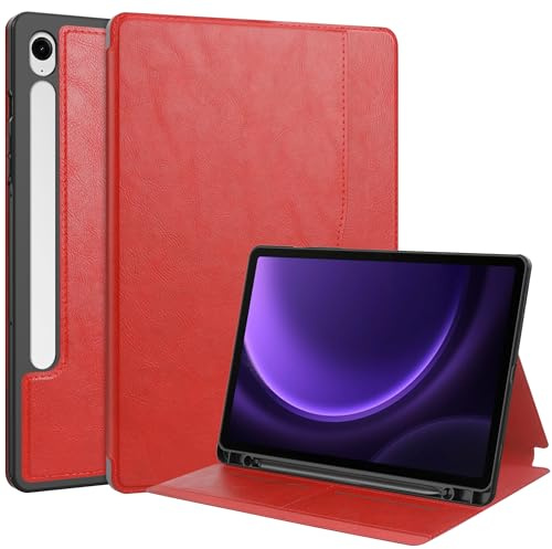Lobwerk Cover für Samsung Galaxy Tab S9 X710, SM-X716B, SM-X718U 11 Zoll Tablethülle Schlank mit Standfunktion und Auto Sleep/Wake Funktion