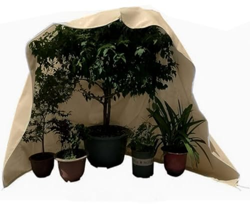 Rori Winterschutz für Pflanzen XL (240 x Ø200 cm) - Frostschutz Pflanzenabdeckungen für Große Terrassenpflanzen - Kübelpflanzensack mit Reißverschluss & Zugband - Superstark & Reißfest (120 g/m²)