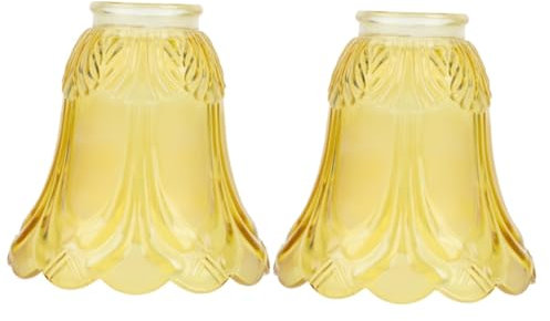 Uonlytech 2St Lampenschirm Glas Vintage-Glas Lampenschirm Ersatz klein lampenschirme für tischlampe lampenschirme für hängelampen Wohnkultur leichtes Accessoire Wandleuchtenschirm