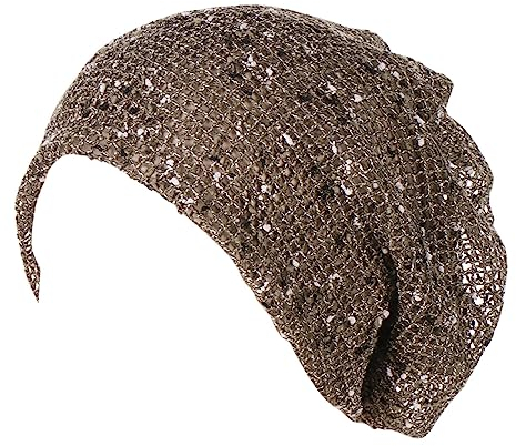 Kopfhut, Mütze, Ethno, Bohemian-Stil, Blumenmuster, Haarbedeckung, Wickel-Turban, Kopfbedeckung, Turban-Kappe, Plissee-Mütze Stirnband Elastisch (Khaki, One Size)