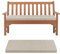 Kimgull Bankauflage Sitzkissen Bank Auflage Ersatzpolster Schwamm Bankkissen Mit Reißverschluss Abnehmbarem Schlippabsicher Stuhlkissen Für Schaukeln Fensterbank (110X35X5CM Taupe)
