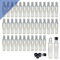 Dorica Lot de 42 bouteilles en verre transparent 250 ml avec bouchon noir PP31.5 et bec verseur – Idéal pour les huiles, les jus et le vinaigre – Bouteille robuste pour une longue durée de vie et un