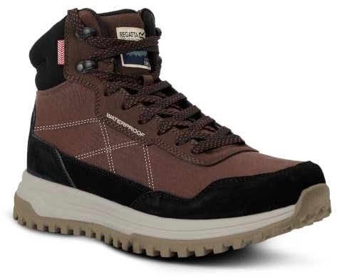 Regatta Mayfiels Herren Wanderstiefel, wasserdicht, mittelhohe Taille, Outdoor-Wanderschuhe, chestnut brown, 45 EU