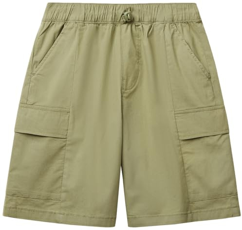 United Colors of Benetton Shorts für Kinder und Jugendliche, grün, 140 cm
