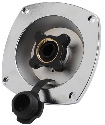 Entrée d'eau pour Camping-Car, Entrée de Remplissage d'eau pour Camping-Car, Installation Facile, Entrée d'eau pour Camping-Car avec Clapet Anti-Retour avec