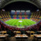 MIXUEXUNLU Papier peint 3d moderne stade de football photo murale restaurant chambre d'enfants fond peinture murale décoration de la maison affiche d'art