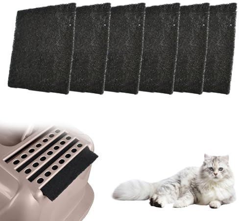 6 Stücke Aktivkohlefilter für Küchenmüllkomposter Filter,Biomüll Behälter,aktivkohlefilter Matte,Abfallbehälter Geruchsfilter Kohlefilter Biomülleimer für Küche Geruch Absorbierend