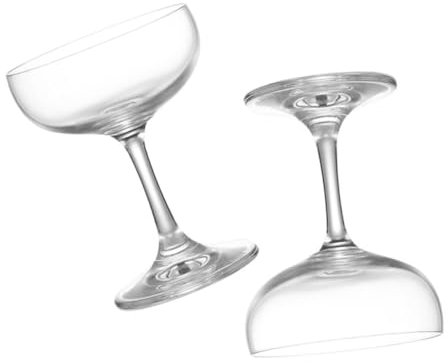 Mipcase 2pezzi Bicchiere Da Cocktail Bicchiere Da Vino Per Feste Cocktail Bar Semplice Vino e Resistente