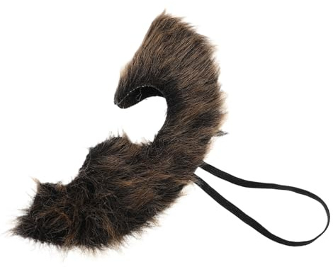 Yardwe Falscher Bart Affenkostüm Künstlicher Bart Für Männer Tierbart Schnurrbart Verstellbar Weich Hautfreundlich Cosplay Halloween Party