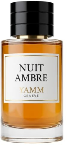YAMM Genève Nuit Ambre – Parfumextrakt Rose & Ambergris – 50 ml | Eleganter Unisex-Duft mit Bergamotte, Damaszenerrose, rosa Pfeffer und Ambergris – warm und lang anhaltend.