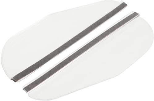 Seitenspiegel Regenschutzblenden 1 Paar Soft Pvc für Auto | Klare Sicht bei Regen und Schnee, Passend für Seiten und Rückspiegel, Einfache Montage