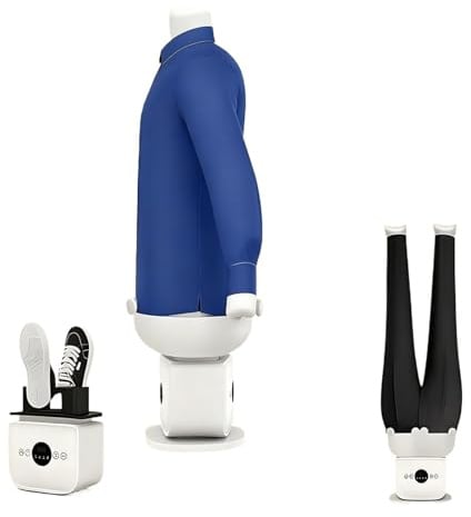 Automatisches Hemdenbügeleisen mit Bügelpuppe 360°Automatikbügeln for Hemden Hosen empfindliche Textilien(Set-1)
