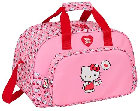 Hello Kitty Sporttasche, Rucksack, ideal für Kinder verschiedener Altersgruppen, bequem und vielseitig, Qualität und Widerstandsfähigkeit, 40 x 23 x 24 cm