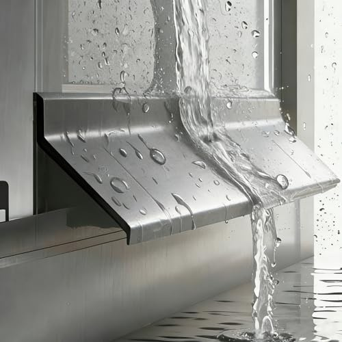 135° Abgewinkelte Fensterdichtungsstreifen, Flexible Und Biegsame Fensterdichtung, Sonnenbeständige, Wetterfeste Und Auslaufsichere Barriere, Einfache Montage(W-5.5cm,L-200cm/78.7in/6.6ft)