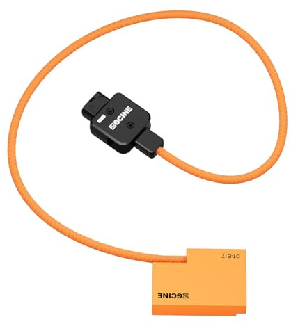 ZGCINE D-Tap to Canon LP-E17 Dummy Battery,60cm Cable, Rotated 180° D Tap for Canon R8, R10, R50, R100, RP, M3, M5, M6, M6Mark II, M100, 750D, 760D, 77D, 800D, 850D, 200D, 250D