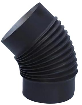 mophrati Tubo de chimenea resistente al calor para estufas de acero inoxidable para acampar al aire libre. Disfrute del calor. El tubo chimenea con codo 45° es excelente mano obra. Extensión