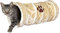 Trixie 42981 Spieltunnel, Plüsch, ø 22 × 60 cm, beige