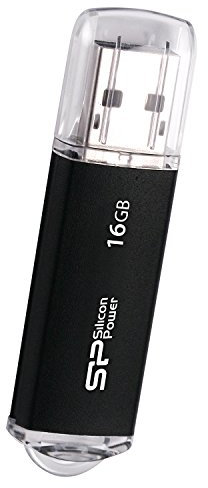 Silicon Power SP016GBUF2M01V1K Ultima II I-series USB Readyboost 16 Go Noir