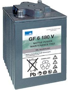 Exide - Batterie GF06180V - 6v 180Ah Plomb Gel EXIDE Sonnenschein - GF06180V