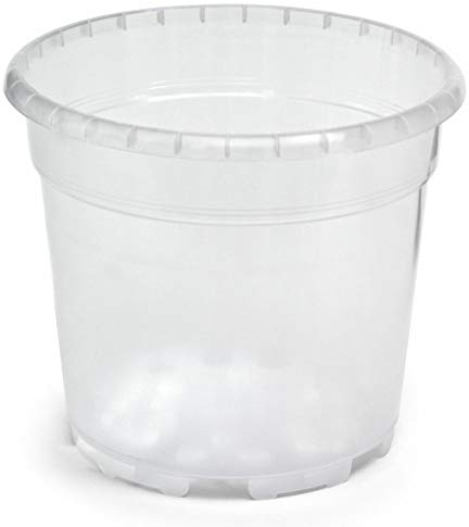 Vaso trasparente per orchidee 15x13,5 cm (n.1 pezzo), ditta Arca
