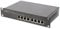 DIGITUS Switch Gigabit Ethernet PoE+, 10 pollici, 8 porte, Non gestito, IEEE 802.3at, 96 Watt di budget di potenza, Nero