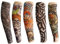 ANGTUO Tattoo Ärmel Kinder 5 Stück Fasching Fake Tattoo Armstrumpf Arm Tattoo Sleeves Punker Kostüm Spaßartikel für Jungen Mädchen Rockstar Karneval Party