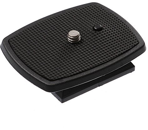 FocusFoto Universal QB-4W plataforma de liberación rápida para trípode Velbon CX-444, CX-888, CX-460, CX-460mini, CX-470, CX-570, CX-690, DF-50, SONY VCT-D580RM, VCT-D680RM, VCT-R640