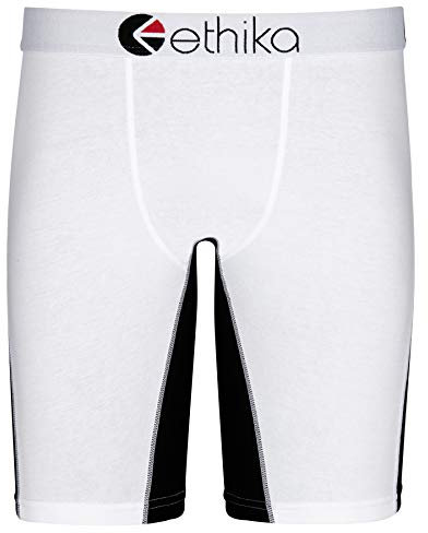 Ethika Herren Boxershorts mit Stapeln | Weißes OG (sortiert, X-Large)