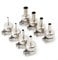 Heat Resisting Nozzles Heat Gun Nozzles Kits for Hot Air Soldering Station Repair Tools（3/4/5/6/7/8/10/12mm) 8pcs/Set