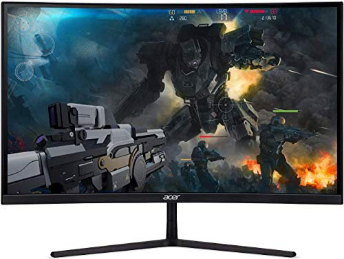 Acer EI272UR Pbmiiipx 27 1500R Curved WQHD (2560 x 1440) VA Gaming Monitor with AMD Radeon FreeSync2 HDR Technology, 144Hz, VESA Certified DisplayHDR400, DCI-P3 (Display Port & 3 x HDMI Ports)