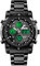 SKMEI Herren-Armbanduhr, wasserdicht, Militär, analog, digital, mit LED, Chronograph, Edelstahl, Business-Uhren für Herren, Schwarz, 2.28 * 1.89 * 0.63 inches, Klassisch