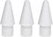 flintronic 3 Stück Kompatibel mit Apple Pencil Spitzen，Spitzen Kompatibel für Apple Pencil 2 Gen & 1St, Hochempfindlich iPencil Spitze Ersatzspitzen Eingabestift Nib Kompatibel für iPad Pro-Weiß