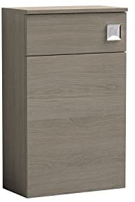 nuie NVF2541 Arno Modern Floor Standing WC Toilet Unit (Pan and Cistern Not Included), Solace Oak