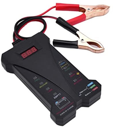 12 V Automobile Batteria Tester per Auto Camion Moto Voltmetro Digitale Alternatore Sistema di Ricarica Analizzatore