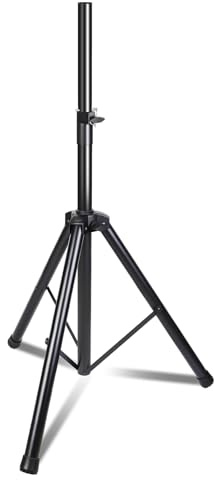 1 X Heavy-Duty Speaker Stands, 89-180CM Height-AdjustableUniversal Speaker Stand,35 MM Compatible Insert