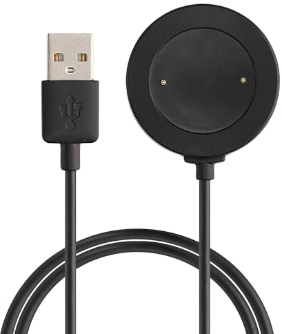 kwmobile Cable de Carga Compatible con Honor Watch 4 (TMA-L19) / Watch GS4 / Watch GS3 (MUS-B19) Cable - Conector USB con Base de conexión para smartwatch - 100