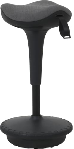 Certeo Twinco | Stehhilfe 6156 | Triangelsitz 325 mm | Bezug grau