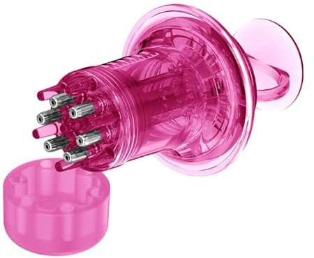 MagiDeal Scalp Comb Hair Liquid Brush Lightweight Oil Bottle Applying Hair Oil, Hairspray, Liquid, Essential Oil, pink for paste